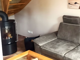 Kamin im Wohnzimmer