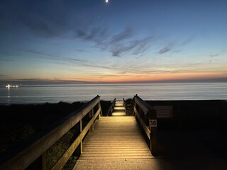 Treppe zum Strandabschnitt Seestraße