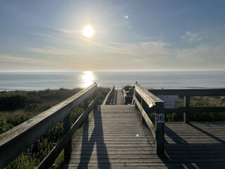 Treppe zum Strandabschnitt seestraße