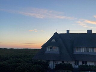Blick vom Balkon in Richtung Meer