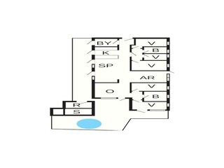 Vakantiehuis Fjellerup Strand Grondplan 51
