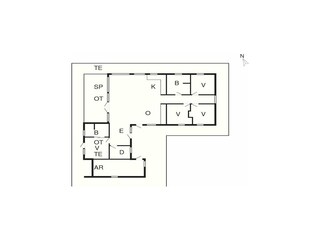 Vakantiehuis Gjellerodde Grondplan 7