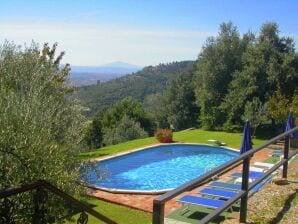 Maison de vacances Gîte spacieux à Cortona, avec piscine - Couronne - image1