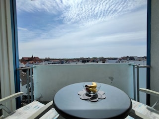 Blick vom Balkon Richtung Süden