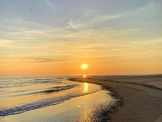 Sonnenuntergang am Oststrand