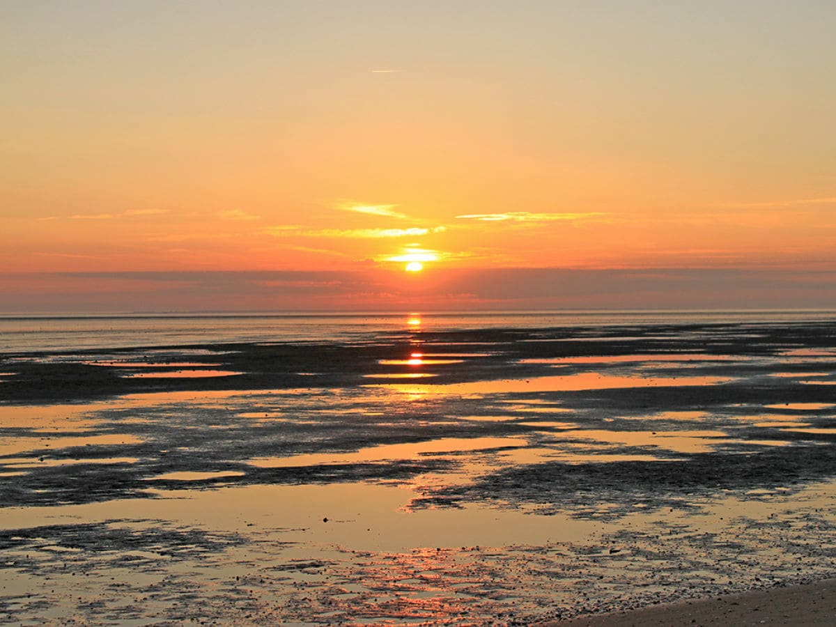 Sonnenuntergang Leybucht