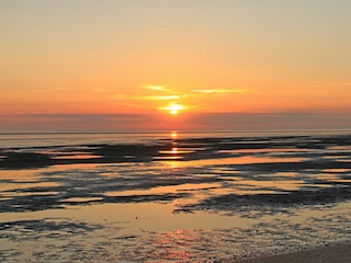 Sonnenuntergang Leybucht