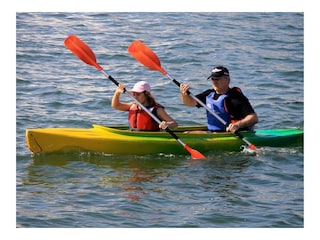 Paddel-Vergnügen auf dem See
