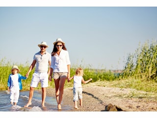 Spazieren gehen am See