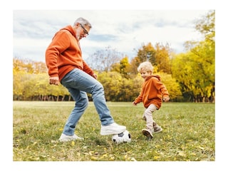 Unser Garten bietet viel Platz zum Spielen