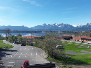 Aussicht vom Balkon