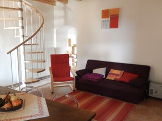 Ausschnitt vom Wohn-/ Esszimmer