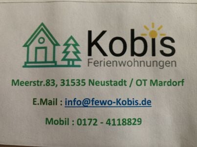 Firma Kobis Ferienwohnungen - Herr Sven Koberstein