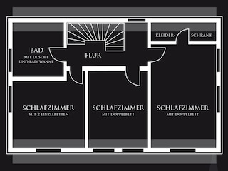 Grundriss 1. Stock