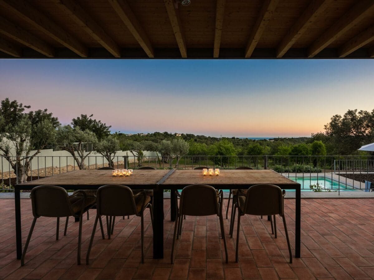 Patio dining area