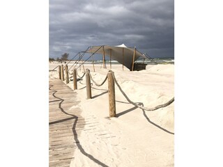 Am Strand ...