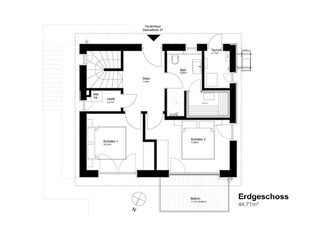 Casa de vacaciones Diemelsee Plano de planta 40
