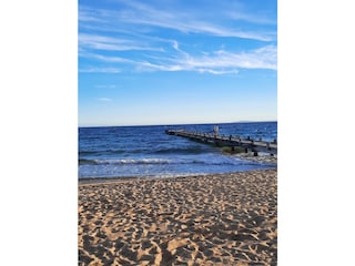 The jetty on the beach