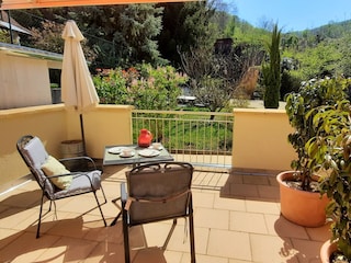 Terrasse zum Garten