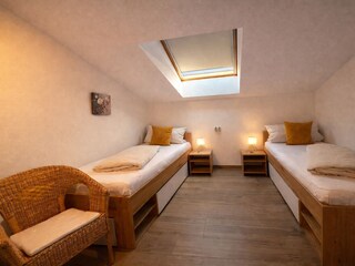 Schlafzimmer mit Einzelbetten