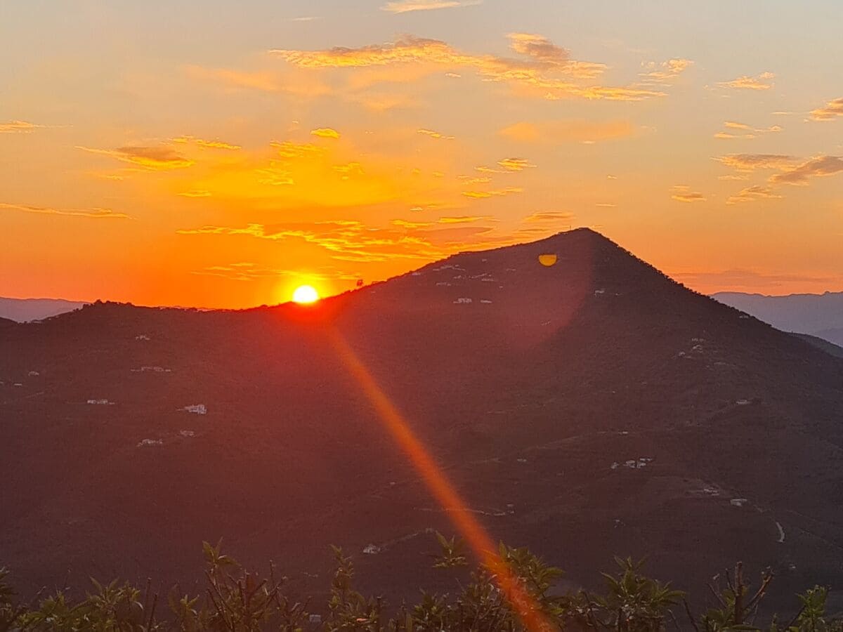 Sonnenuntergang im Juni