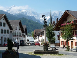 Floriansbrunnen in Partenkirchen