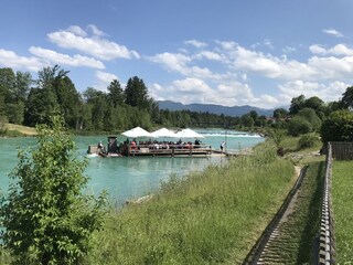 Floßfahrt auf dem Lech