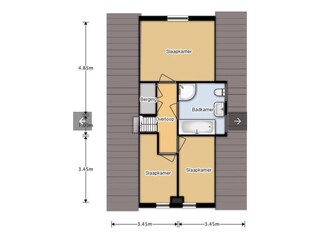 Casa per le vacanze Callantsoog Pianta del piano 42