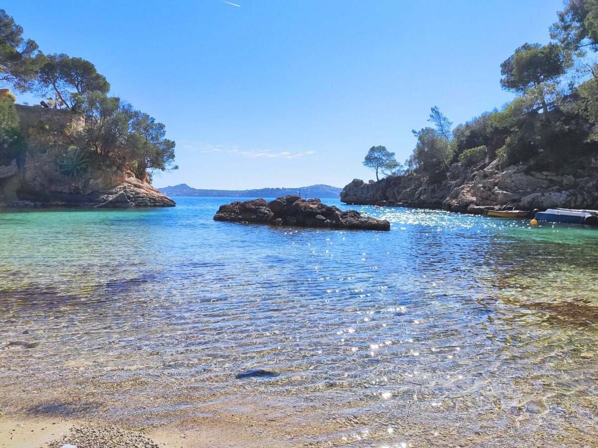 Badebucht in Cala Fornells