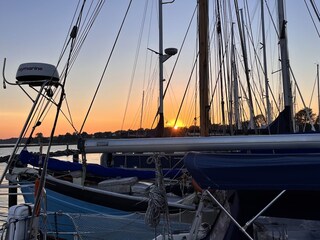 Abendstimmung am Hafen