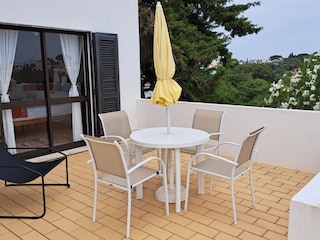 Terrasse am Schlafzimmer