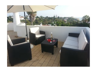 Gemütlichkeit auf der Dachterrasse