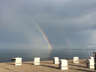 Regenbogen über der Ostsee