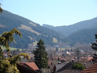 Dorfblick vom Balkon aus