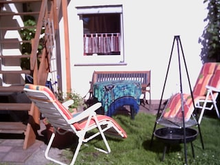 Gemütliche Sitzecke u.Grillen
