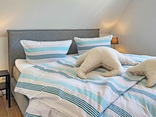Raum mit Doppelbett