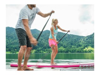 SUP am Strandbad in Schliersee