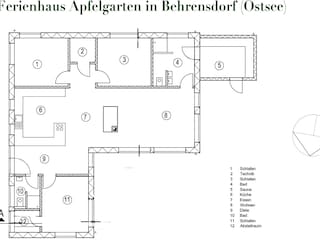 Grundriss Haus Apfelgarten in Behrensdorf