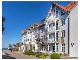 Das Haus Karoline in Binz.