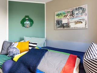 Das Doppelbett für 1-2 Pers. ist bequeme 1,60m breit