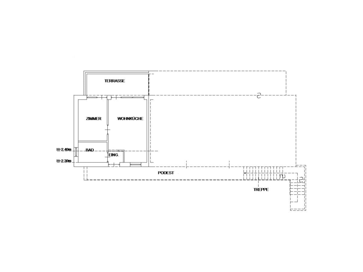 Grundriss der Wohnung