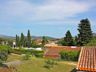 View from the first floor down to the old Village