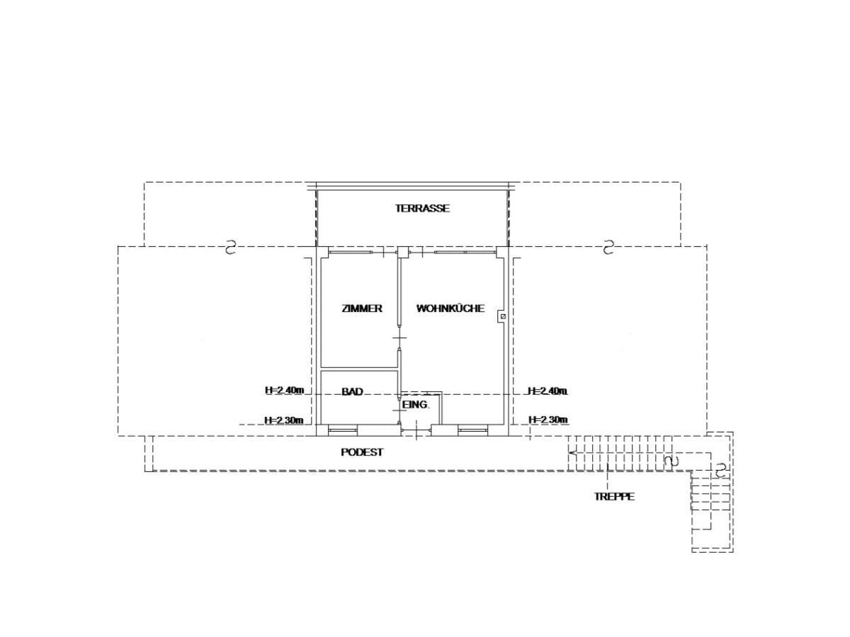 Grundriss der Wohnung