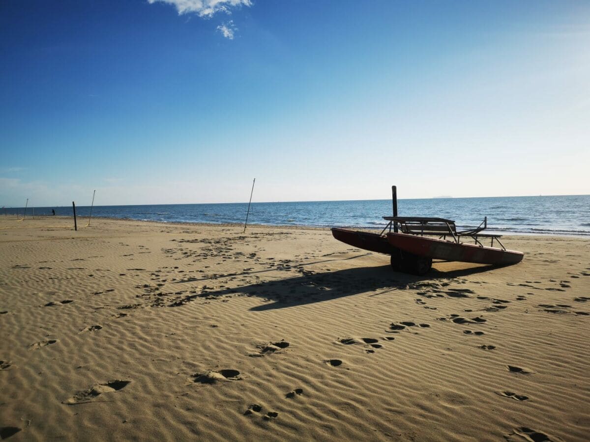 Sea beach in Tirrenia