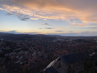 Blick über Wernigerode und Harz