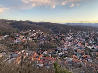 Blick über Wernigerode und Harz