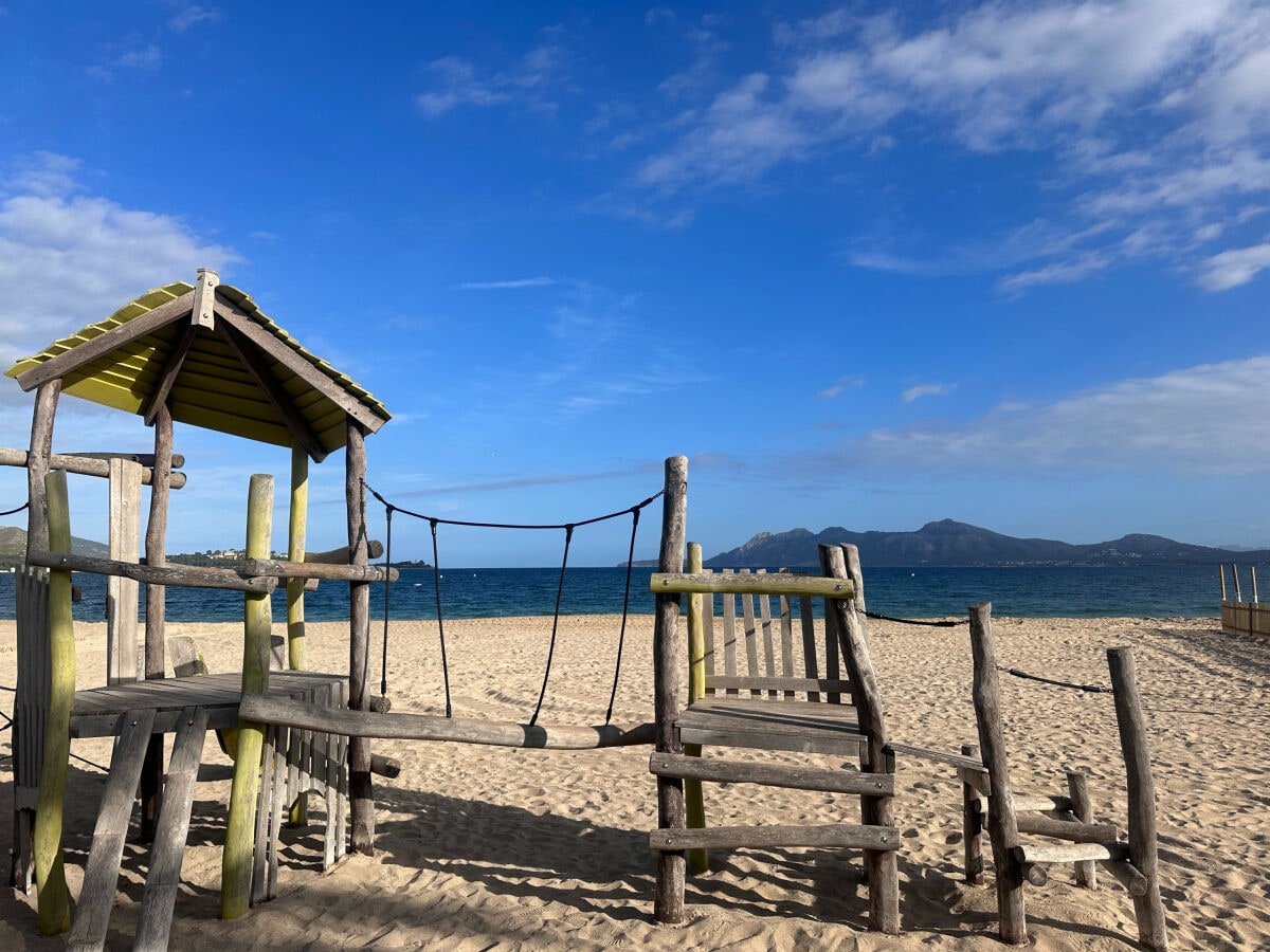 Spielplatz am Strand