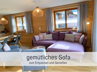 gemütliche Sofaecke