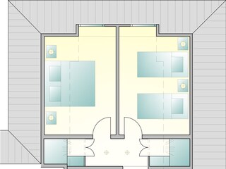 Ferienwohnung Nebel Grundriss 16