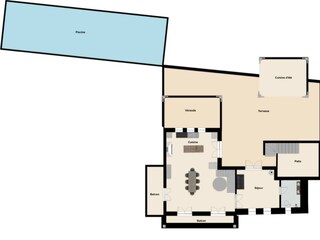 Villa Ménerbes Pianta del piano 41